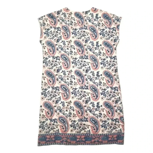 {Madewell} Silk Tunic Dress In Flora Paisley - Picture 7 of 13